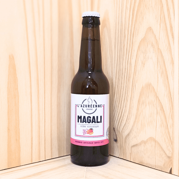 Magali de L'Azuréenne est une bière délicate et raffinée, brassée avec des ingrédients biologiques. Elle offre des arômes subtils et une douceur particulière, rendant hommage à la beauté et à la richesse du terroir provençal.