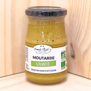 Savourez notre moutarde aux 5 plantes, un mélange subtil d'épices et d'herbes aromatiques conçu pour sublimer vos viandes, poissons et légumes. Chaque bouchée offre une expérience gustative raffinée, où les saveurs naturelles se marient harmonieusement. Idéale pour les gourmets en quête de nouveautés, cette moutarde apporte une touche d'originalité et de sophistication à vos plats. Sa composition unique enrichit vos recettes, rendant chaque repas exceptionnel. Découvrez l'équilibre parfait entre tradition et innovation avec cette moutarde aux 5 plantes, un condiment polyvalent qui s'intègre parfaitement dans une cuisine moderne et inventive.